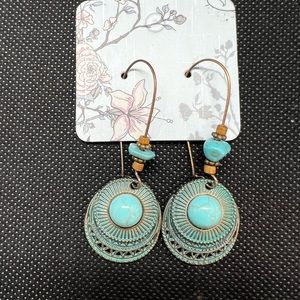 🆕 #6 turquoise dangle earrings